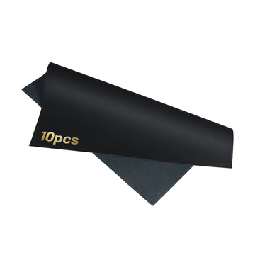 Laser engraved Two-Tone leather sheets - 10 x 11 Inch - (4 Pcs)