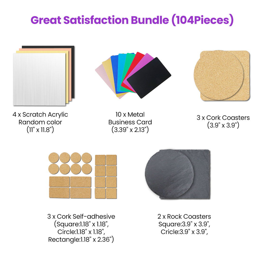 Great Satisfaction Bundle - (104Pcs)